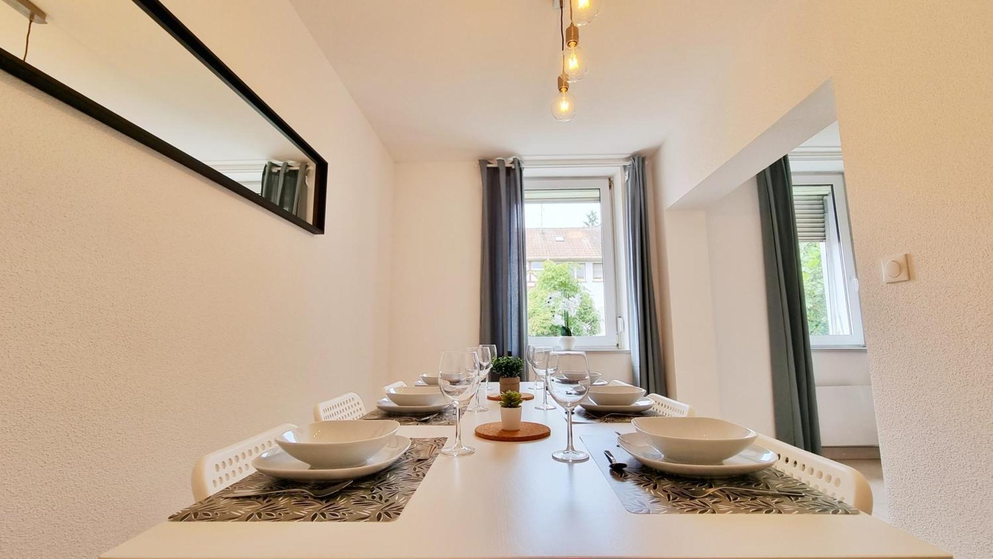 Le Triplex - 5 Chambres - 10 Pers- Fibre - Relax Bnb Mulhouse Luaran gambar